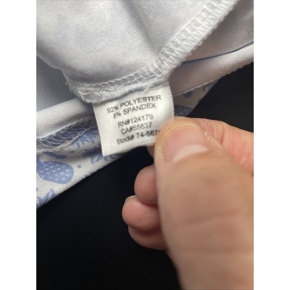 Johnston & Murphy XC4 Pineapple 2XL Short Sleeve Button Up Stretch Perfect - Picture 8 of 11